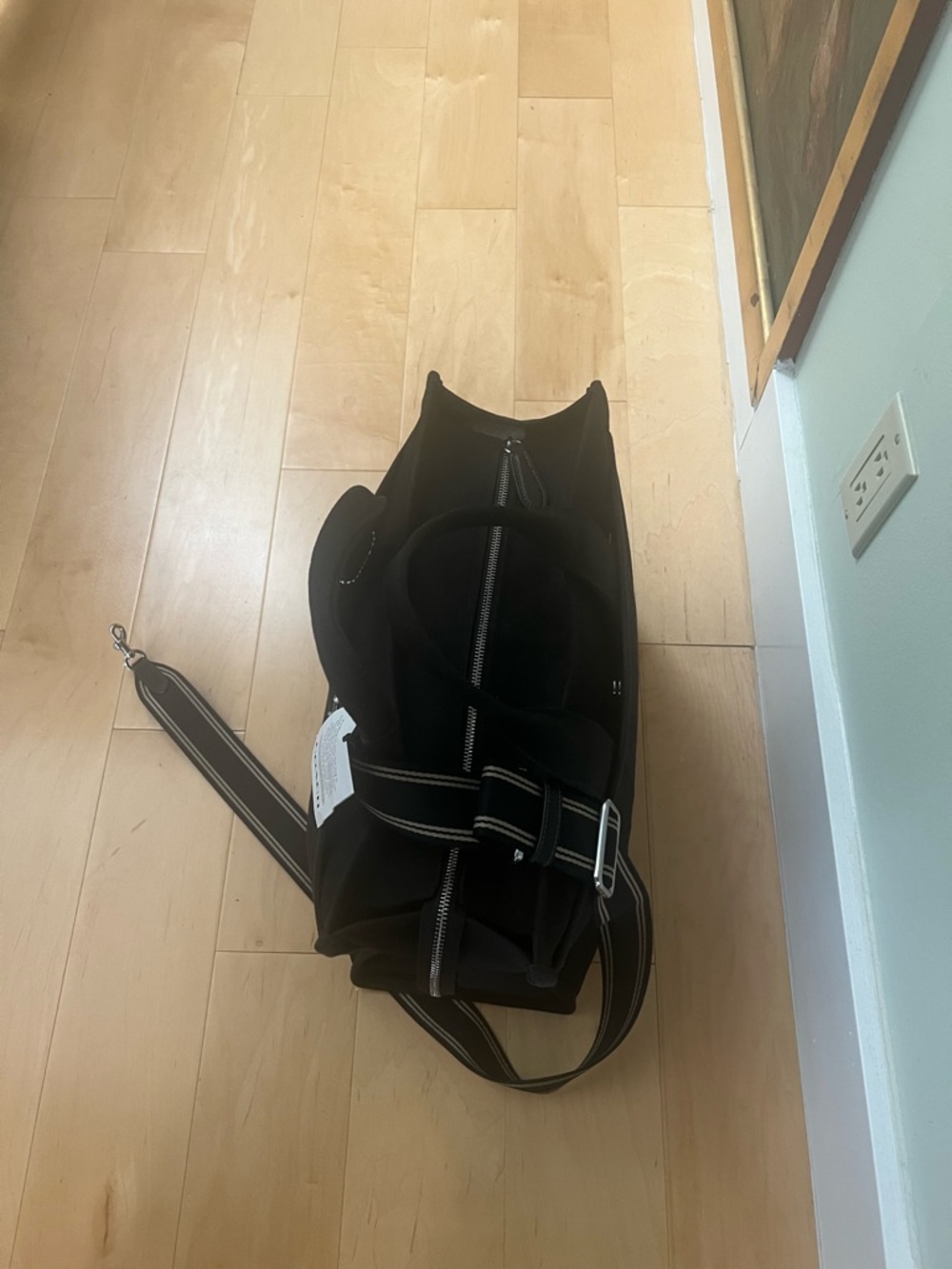 Coach Black Tote with Contrasting Logo - Picture 3 of 5